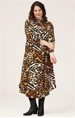 GOZZIP - Britt Dress Leopard print.